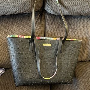 Betsey Johnson Skull Tote